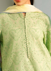 ZARA SHAH JAHAN - 3PC LAWN EMBROIDERED SHIRT WITH CHIFFON PRINTED DUPATTA AND TROUSER - HZG2252